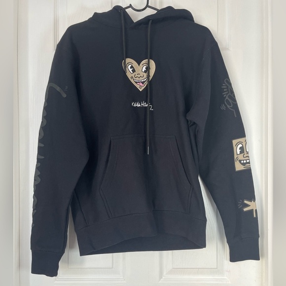 Kith Other - Keith Haring x Shoe Palace embroidered graphic design pullover hoodie size S
